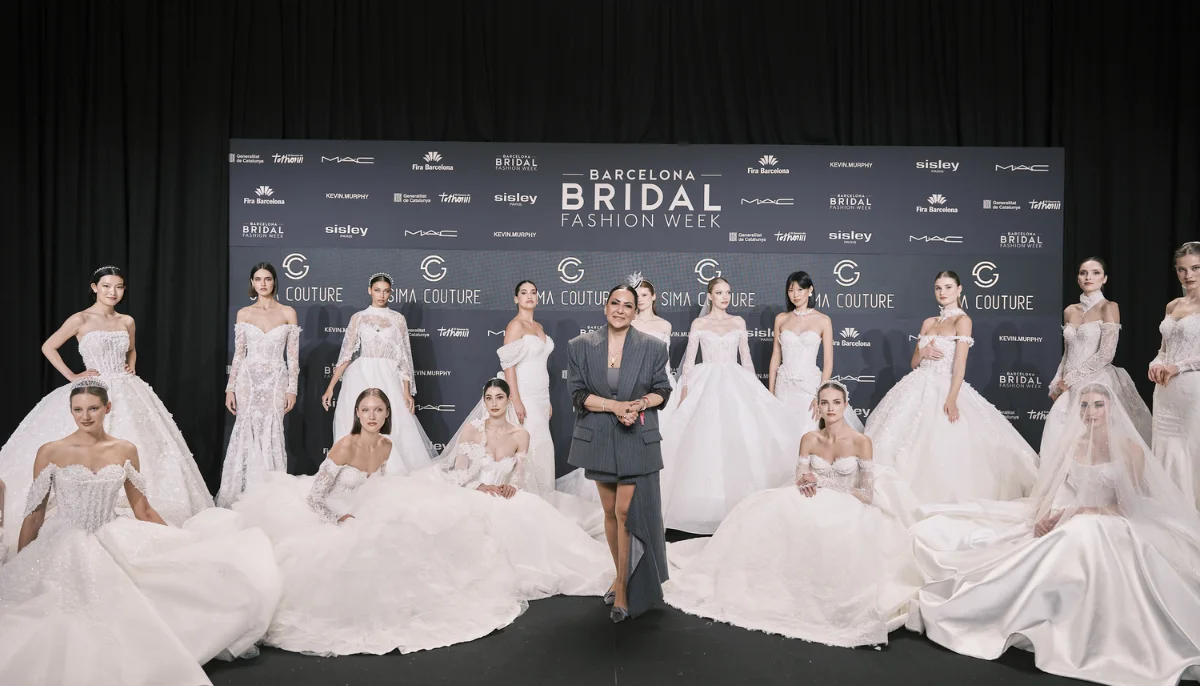 Sima Couture auf der Fashion Show der Barcelona Bridal Fashion Week